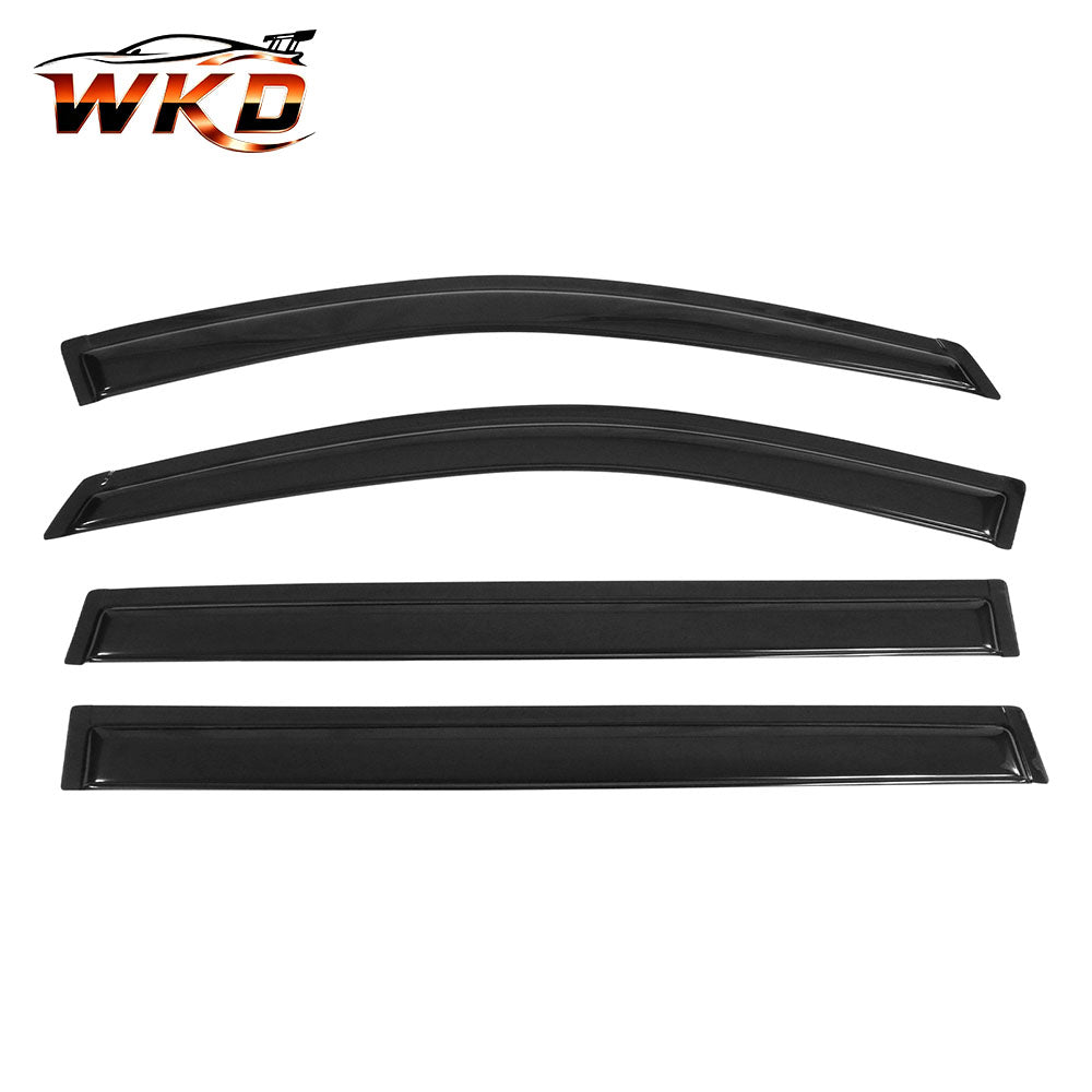 Fits 04-10 Toyota Sienna Window Visors Acrylic Sun Guard Rain Deflectors 4PC Set