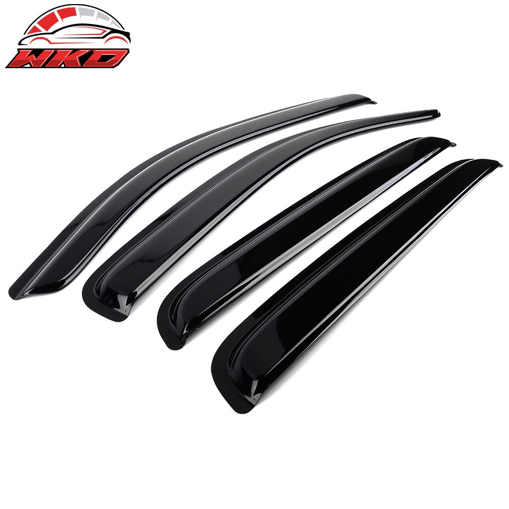 Fits 16-23 Toyota Tacoma Double/Crew Cab N300 4PCS Window Visors Vent Rain Guard