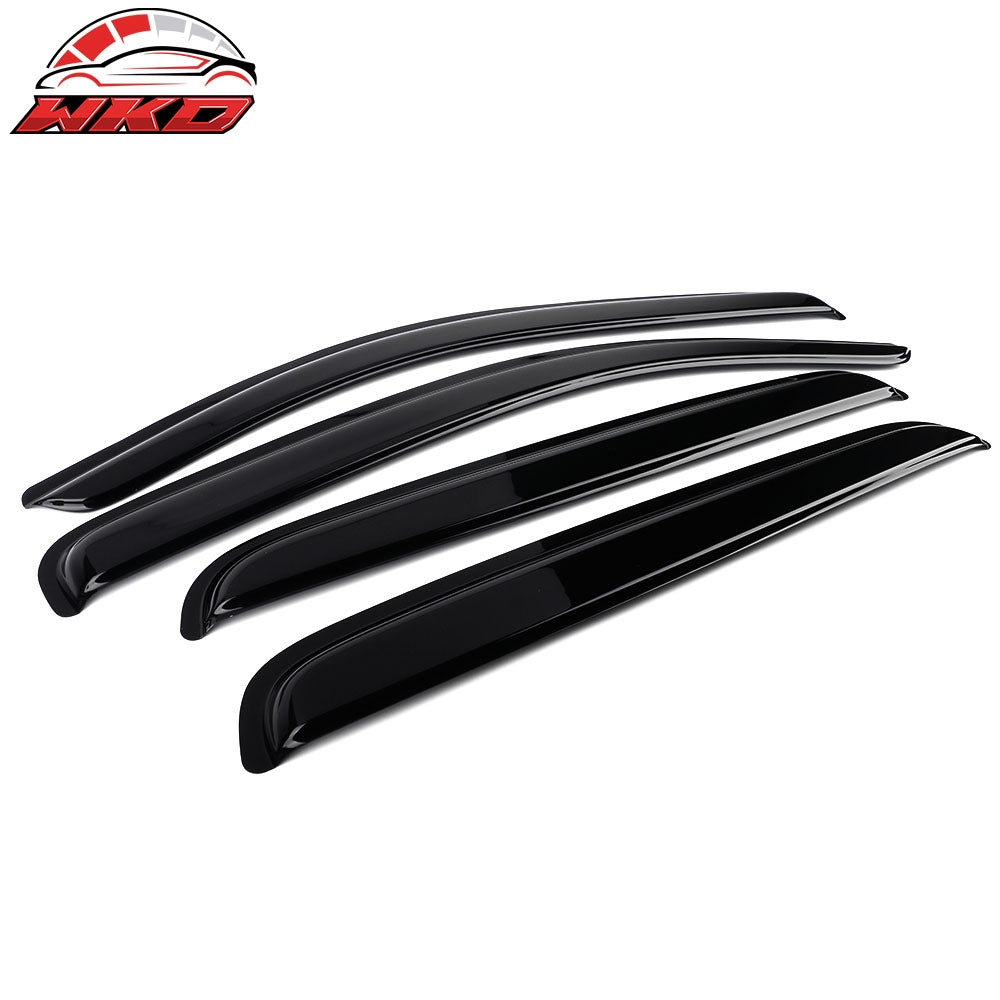 Fits 16-23 Toyota Tacoma Double/Crew Cab N300 4PCS Window Visors Vent Rain Guard