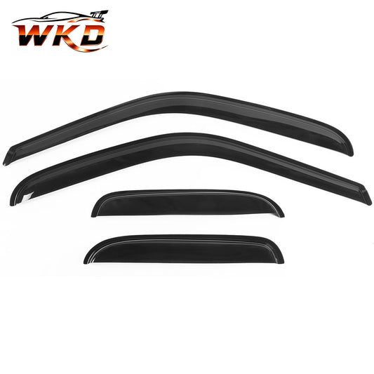 Wholesale 2000-2006 Toyota Tundra Extended Window Visors Slim Style Smoke Acrylic - Bulk Orders & Dealer Pricing Available