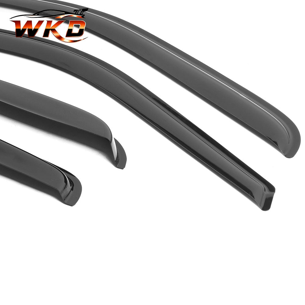 Fits 00-06 Toyota Tundra Extended Cab Acrylic 4PCS Window Visors Vent Rain Guard