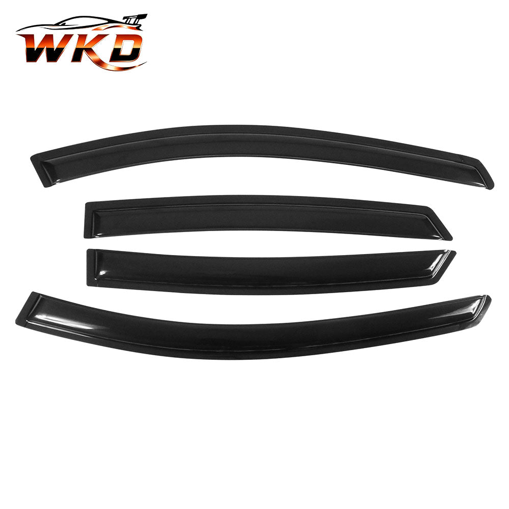 Fits 04-09 Toyota Prius XW20 4PCS Window Visors Sun Guard Rain Deflector Tape-On