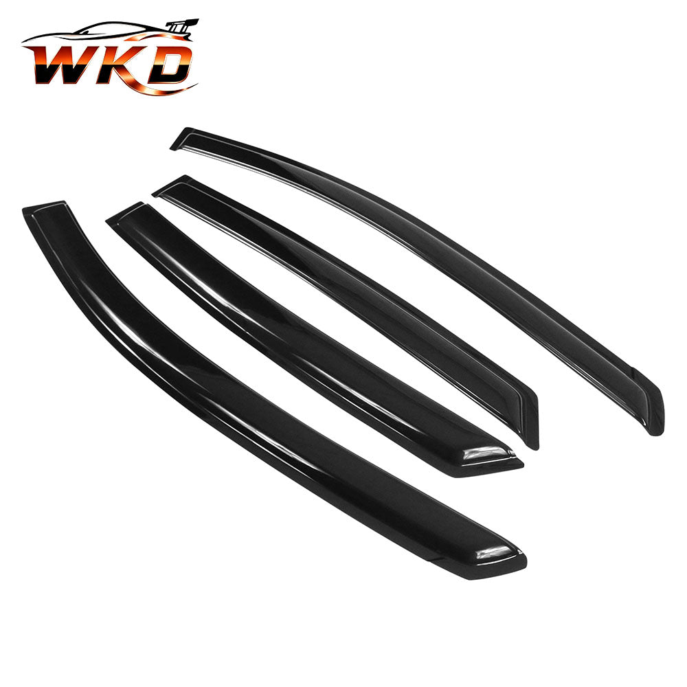 Fits 04-09 Toyota Prius XW20 4PCS Window Visors Sun Guard Rain Deflector Tape-On