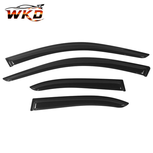 Wholesale 1999-2005 Volkswagen Jetta Smoke Tape On 4PCS Window Visors Acrylic - Bulk Orders & Dealer Pricing Available