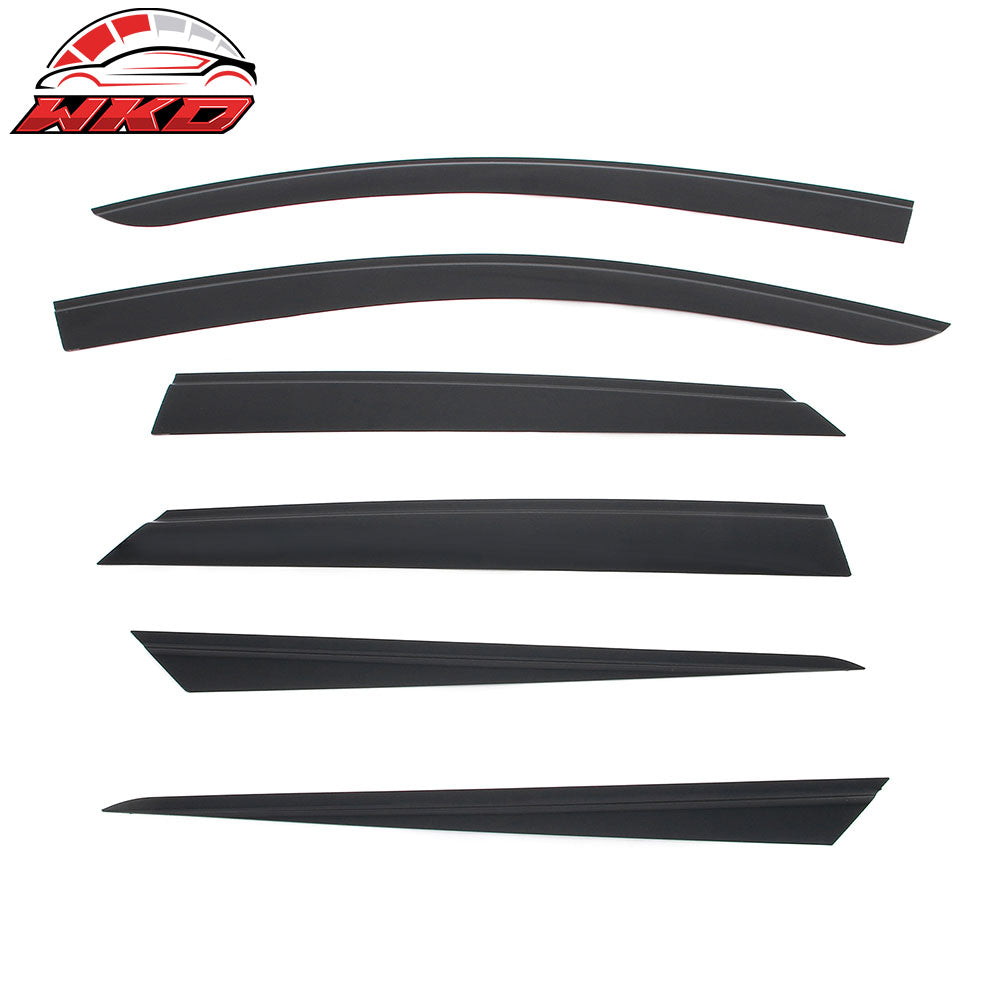 Fits 24-26 Chevy Blazer EV Slim Window Visors Acrylic Sun Shade Rain Guard 6PCS