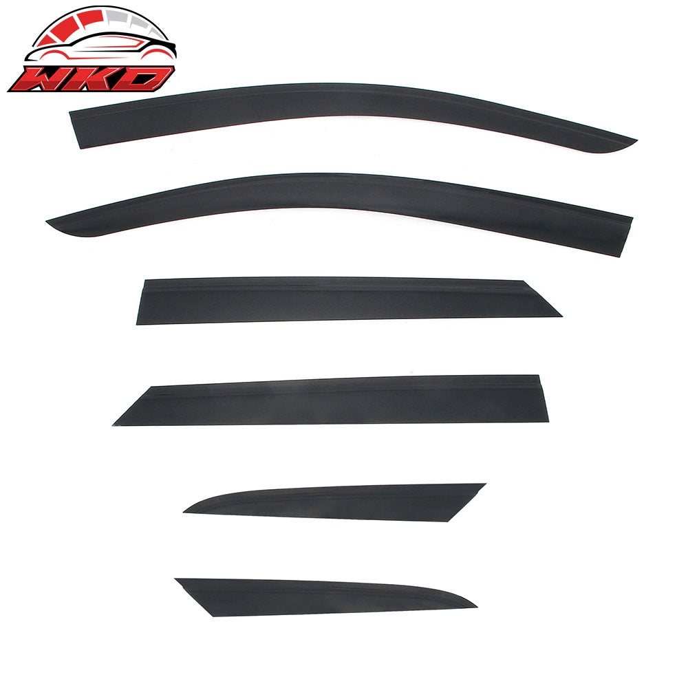 Fits 24-26 Honda Prologue Slim Window Visors Acrylic Sun Shade Rain Guard 6PCS