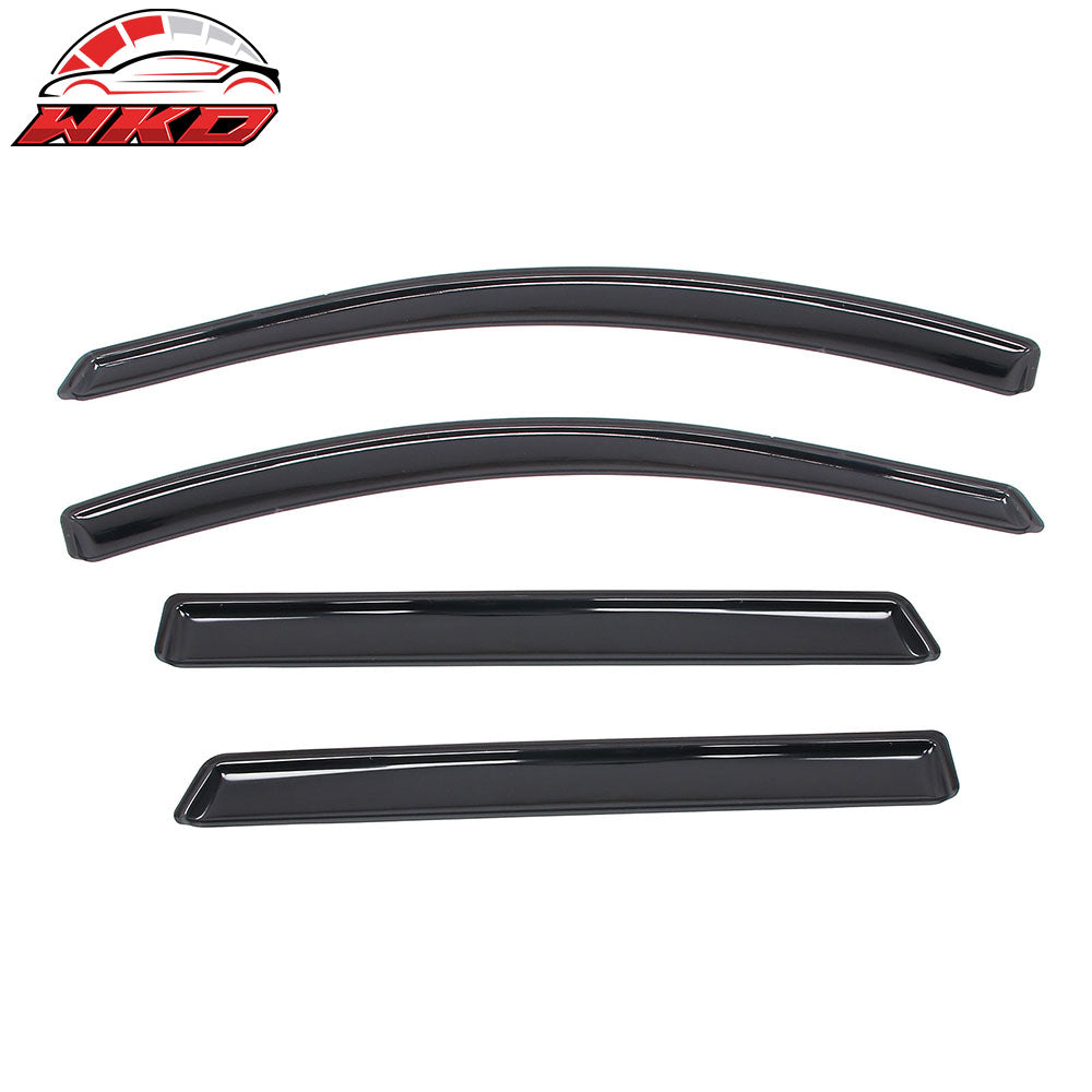 Fits 09-20 Dodge Journey Window Visors Vent Rain Sun Guards Deflector In-Channel