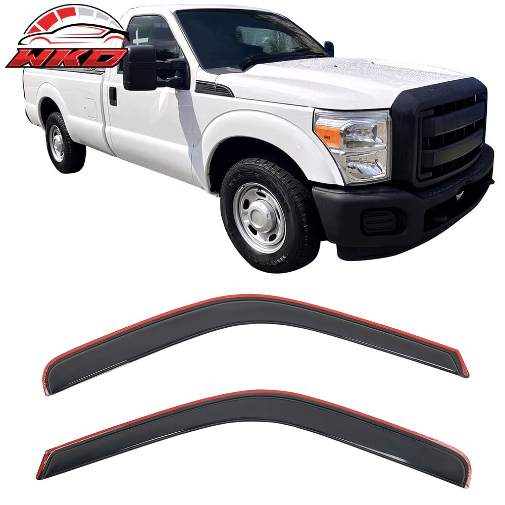 Wholesale 99-16 Ford F250-F550 Superduty Standard Cab Window Visors In-Channel Guard