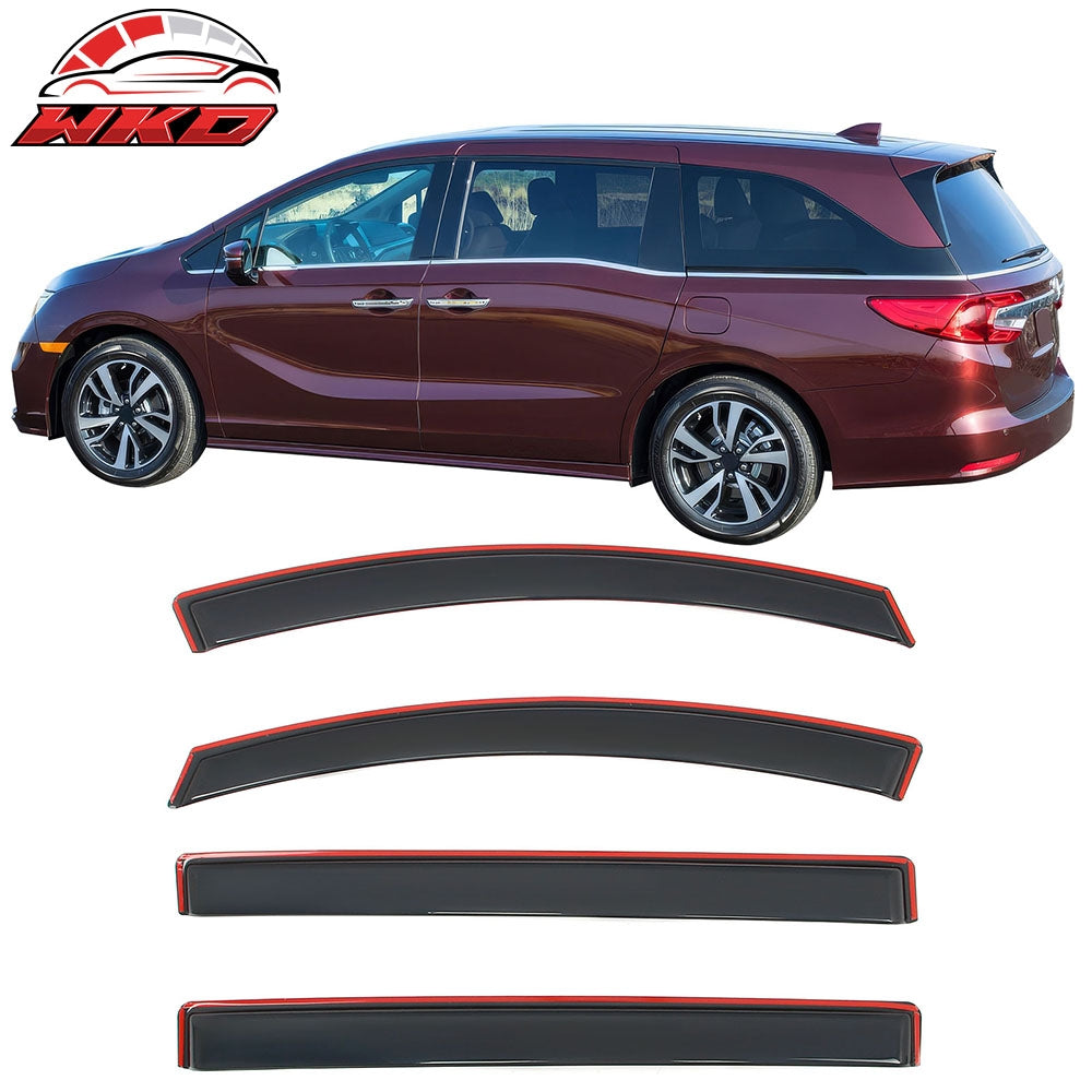 Wholesale 18-26 Honda Odyssey Window Visors In Channel Deflectors Rain Vent Guard 4PC