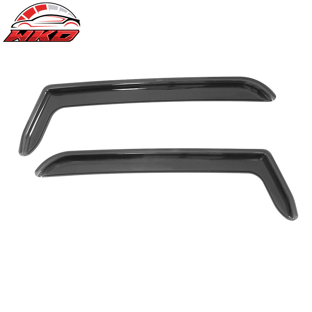 Fits 97-06 Jeep Wrangler In-channel Window Visor Acrylic Side Door Deflector 2PC