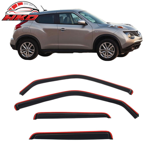 Wholesale 11-17 Nissan Juke Acrylic Window Visors In Channel Rain Sun Vent Deflectors