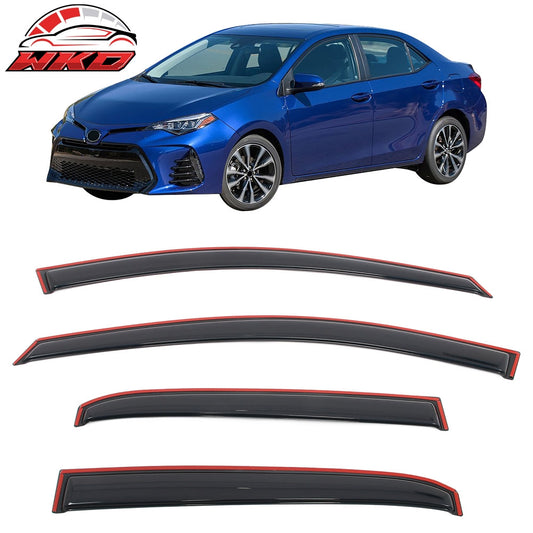 Wholesale 14-19 Toyota Corolla Sedan In-Channel Side Window Deflectors Rain Shade 4PC