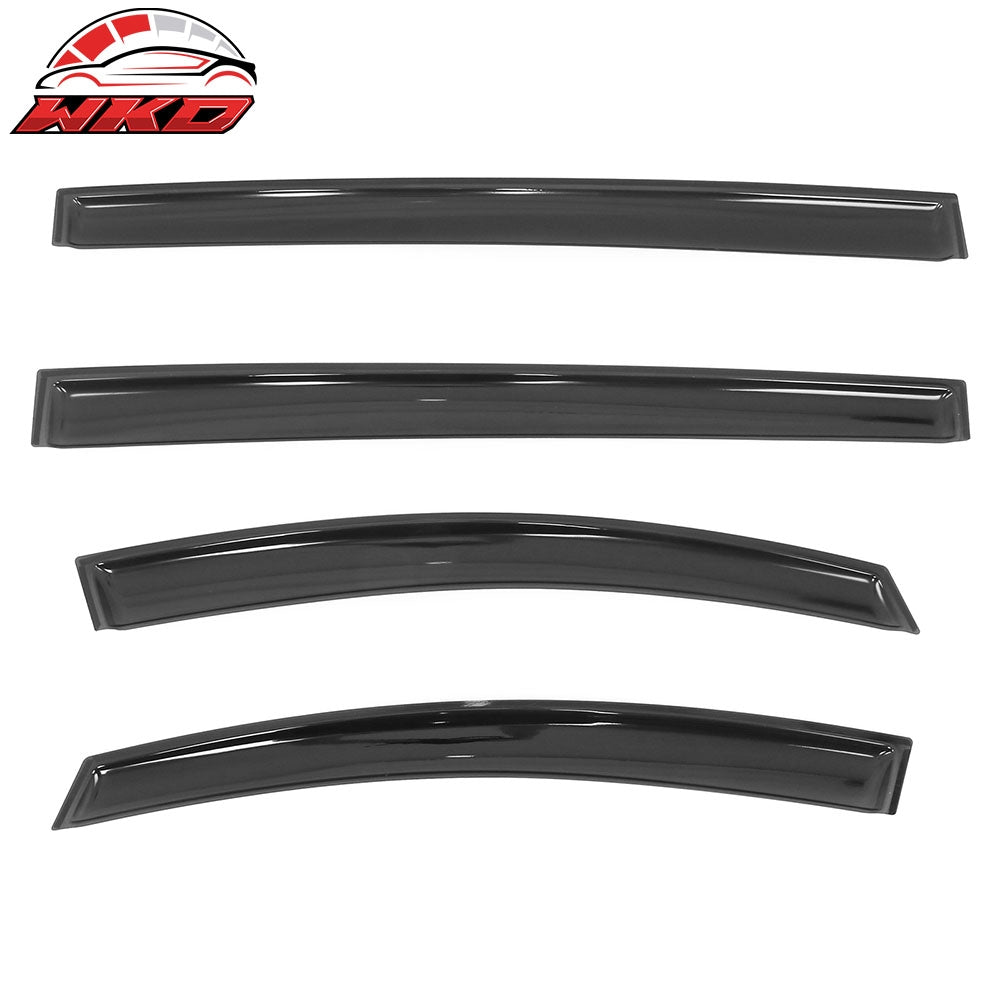 Fits 21-25 Toyota Sienna Acrylic Window Visors In Channel Rain Vent Deflectors