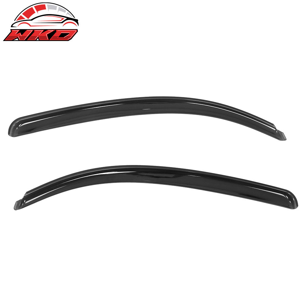 Fits 07-17 Toyota Tundra Standard Cab Acrylic Window Visors In Channel Deflector
