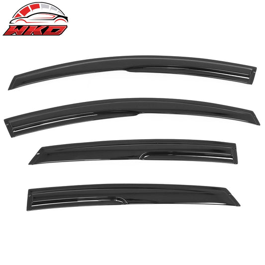 Wholesale 2013-2018 Ford Fusion Mugen Style Smoke Tinted Window Visors Acrylic 每 Bulk Orders & Dealer Pricing Available