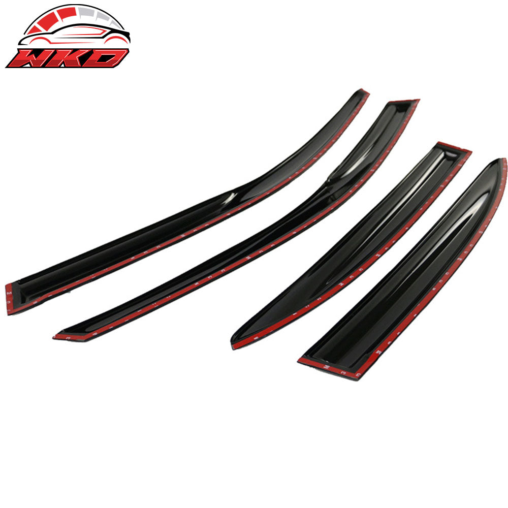 For 01-05 Honda Civic Sedan Mugen Style Acrylic Window Visors Sun Rain Guard 4PC