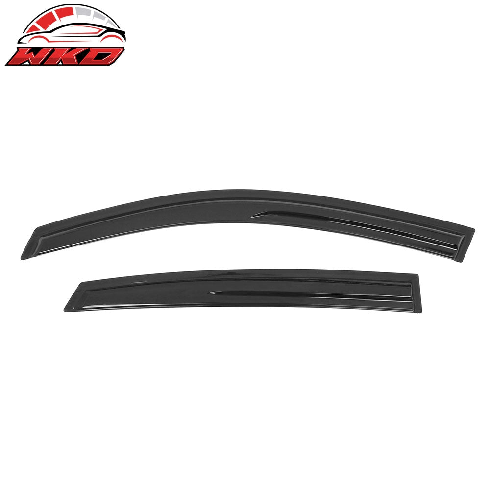 Fits 16-21 Honda Civic Sedan 4PCS Mugen Style Window Visors Rain Guards Tape-On
