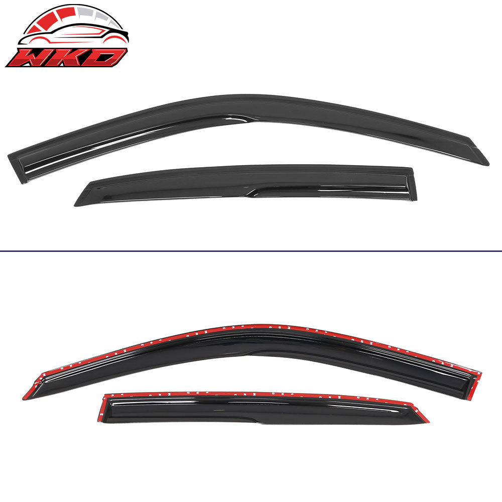 Fits 22-26 Honda Civic Sedan Mugen Style Window Visors Acrylic Air Deflector 4Pc