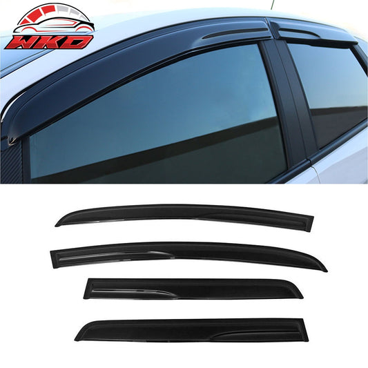 Wholesale 15-19 Honda Fit GK Mugen Style Acrylic Window Visor Sun Shade 4PCS Set
