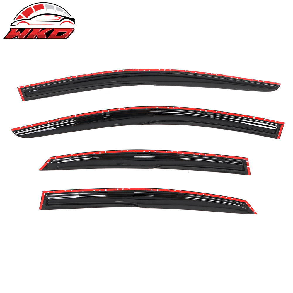 Fits 15-19 Hyundai Sonata Mugen Style Acrylic Window Visors Sun Rain Guard 4PC