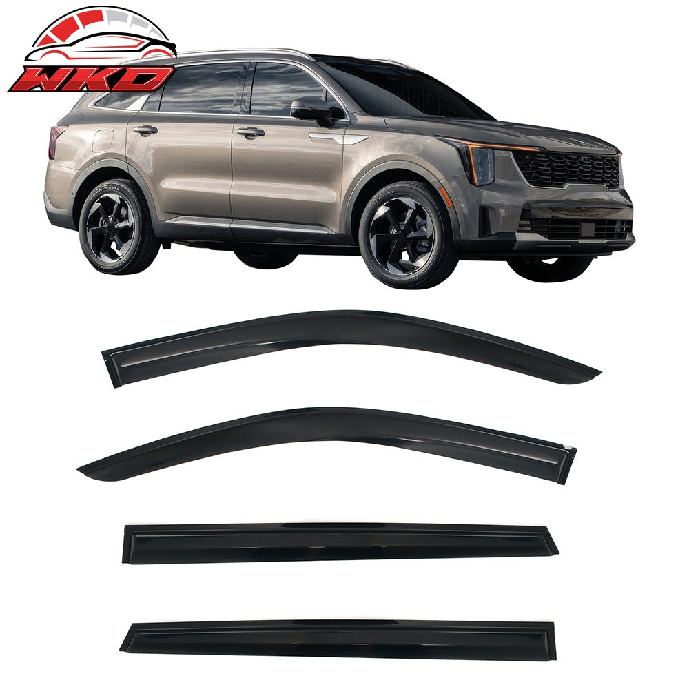 Wholesale 21-26 Kia Sorento Mugen Style Window Visors Deflector Smoke Acrylic 4PCS