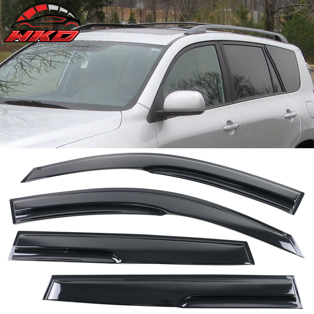 Fits 06-12 Toyota RAV4 XA30 Mugen Style Acrylic Window Visors 4Pc Set