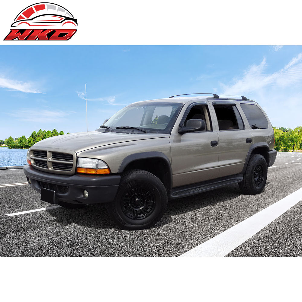 Fits 98-03 Dodge Durango 00-04 Dakota Crew Cab Acrylic Window Visors 4PC Set