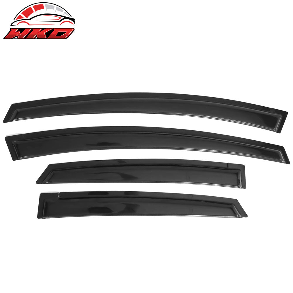 10-15 Toyota Prius Acrylic Window Visors Smoke Sun Rain Vent Guard 4Pc Set | Wholesale