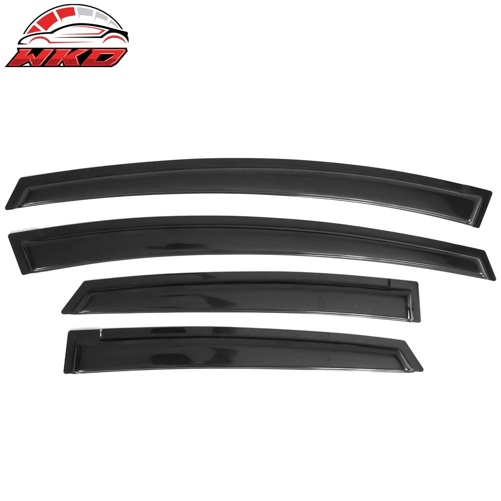 10-15 Toyota Prius Acrylic Window Visors Smoke Sun Rain Vent Guard 4Pc Set | Wholesale