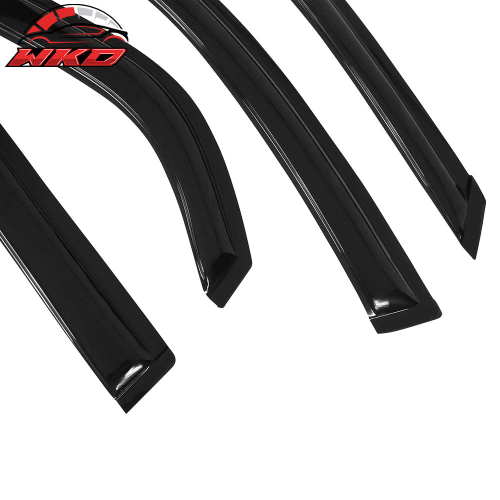 Fits 01-06 Acura MDX Acrylic 4PCS Window Visors Vent Rain Sun Windshields Guard