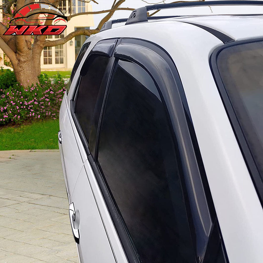 Fits 01-06 Acura MDX Acrylic 4PCS Window Visors Vent Rain Sun Windshields Guard