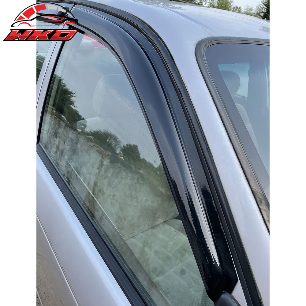 Acrylic Window Visors fits1993-1997 Toyota Corolla Vent Rain Sun Wind Guard