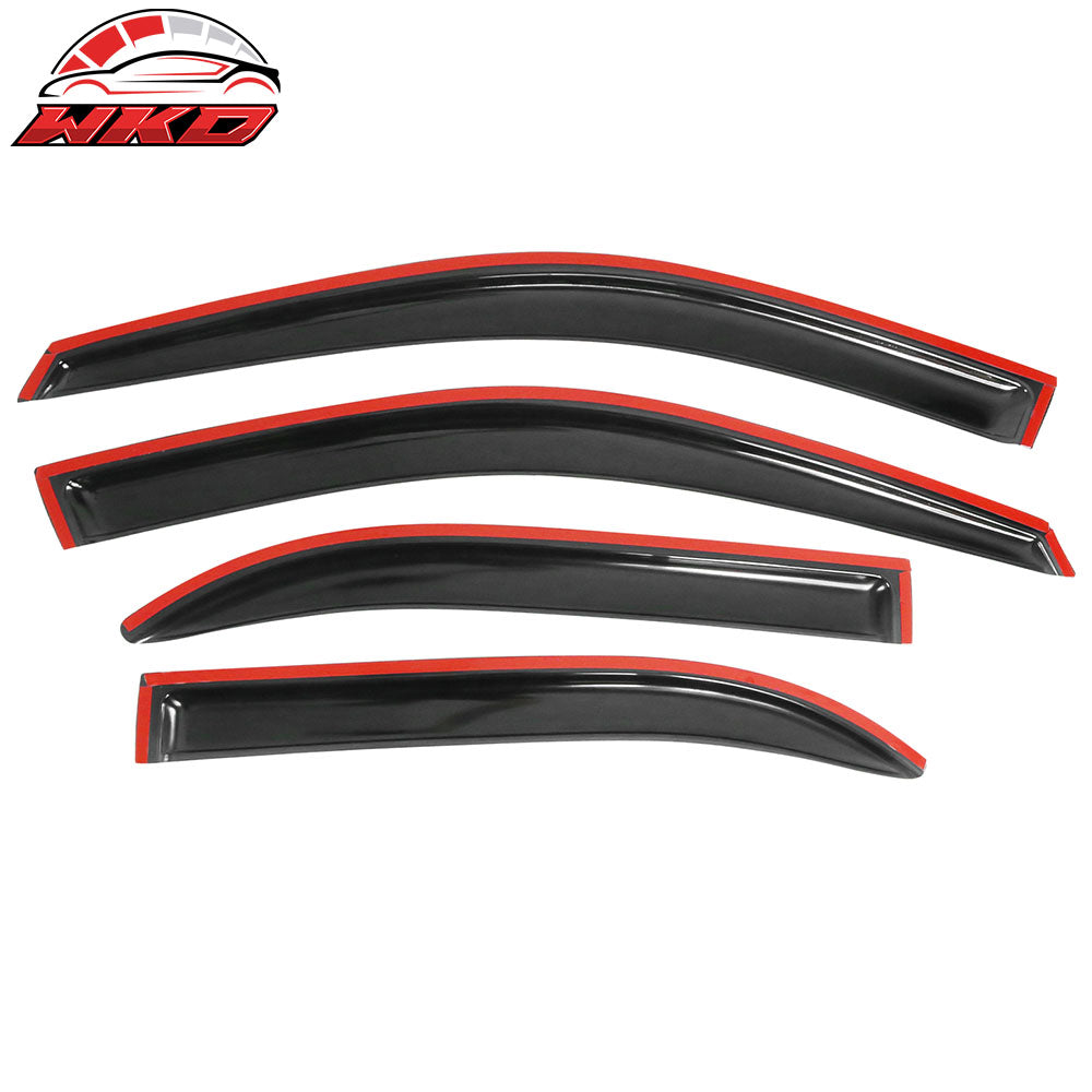 Acrylic Window Visors fits1993-1997 Toyota Corolla Vent Rain Sun Wind Guard