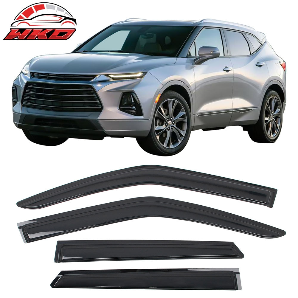 19-26 Chevy Blazer Window Visors Vent Rain Sun Guards Deflectors Tape-On | Wholesale