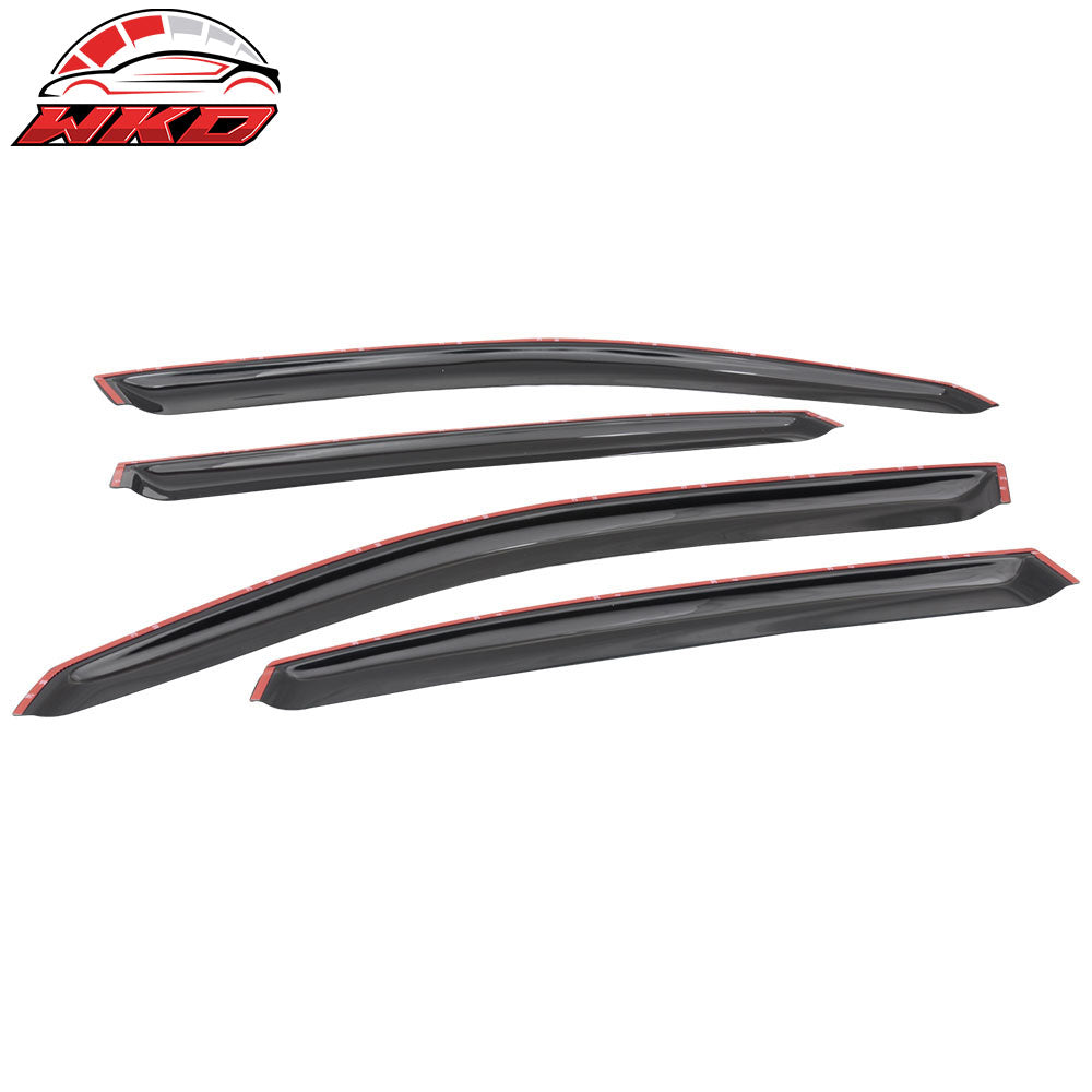 Fits 2000-2005 Chevrolet Impala Acrylic Window Visors Sun Rain Guard Vent Shield