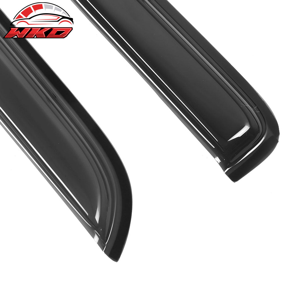 Fits 14-19 Chevy Silverado GMC Sierra Extended Cab Window Visors Acrylic 4PCS