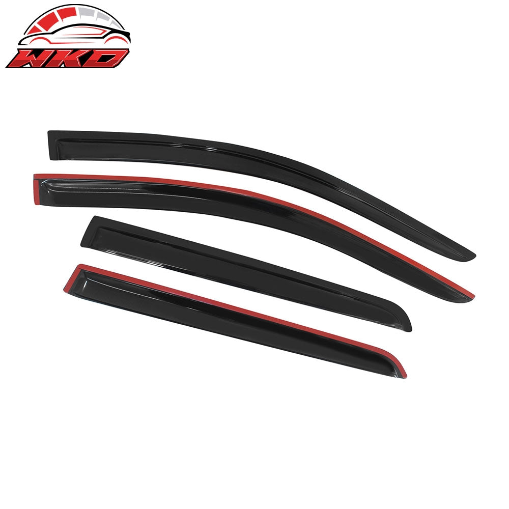 Fits 09-20 Dodge Journey Window Visors Acrylic Sun Guard Rain Deflector 4Pc Set