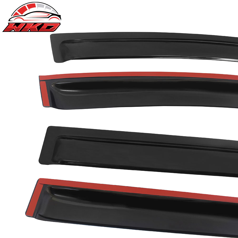 Fits 09-20 Dodge Journey Window Visors Acrylic Sun Guard Rain Deflector 4Pc Set