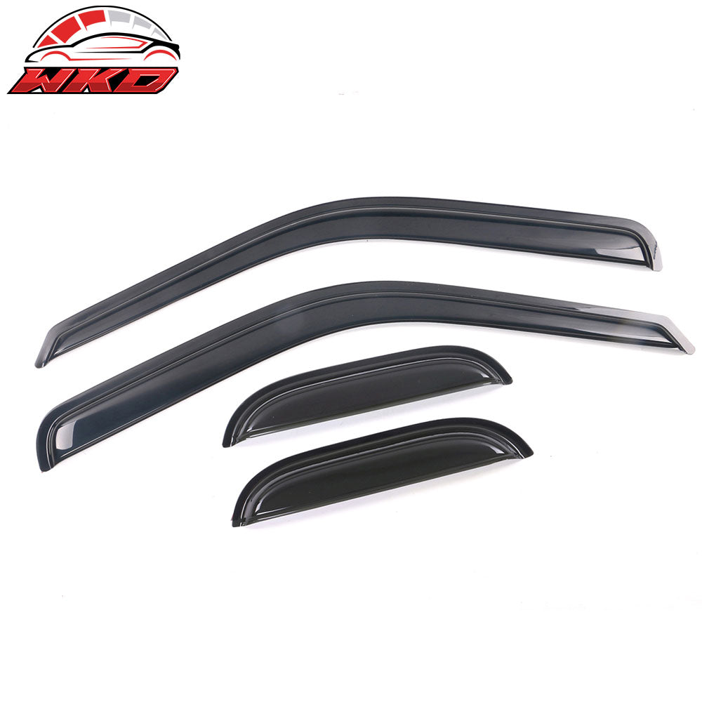 Fits 99-16 Ford F-250 F-350 Super Duty Extended Cab 4PCS Window Visors Sun Shade