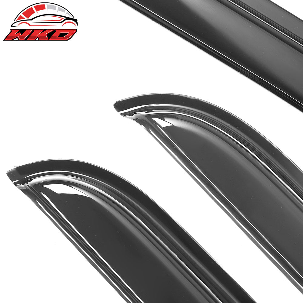 Fits 99-16 Ford F-250 F-350 Super Duty Extended Cab 4PCS Window Visors Sun Shade