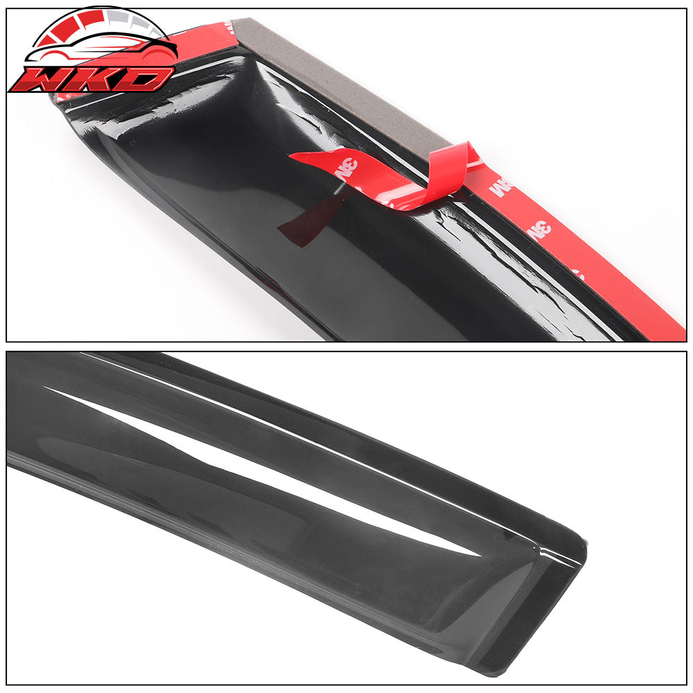 Fits 06-12 Ford Fusion Lincoln MKZ Window Visor Sun Rain Guard Deflector 4PC Set