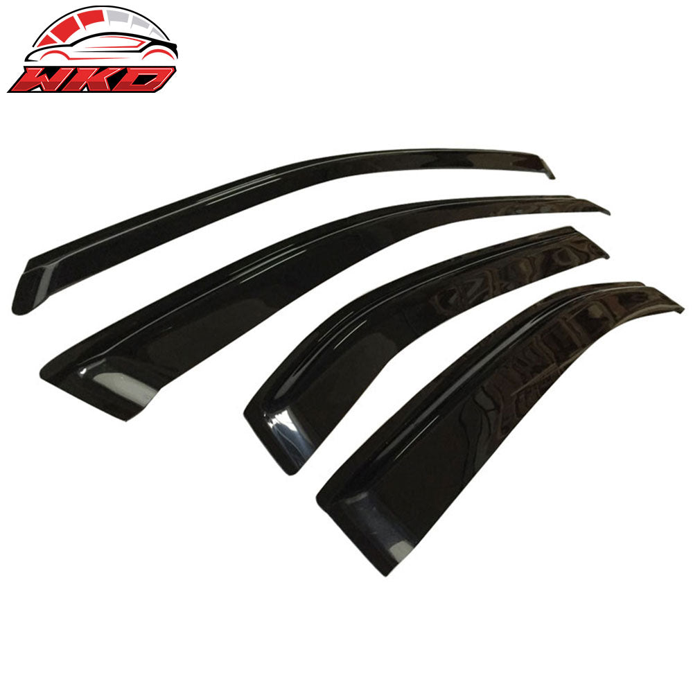 Fits 06-12 Ford Fusion Lincoln MKZ Window Visor Sun Rain Guard Deflector 4PC Set