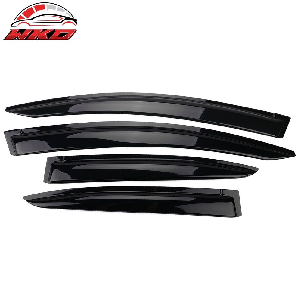 Fits 12-15 Honda Civic Sedan Window Visors Acrylic Sun Guard Rain Deflector 4PC