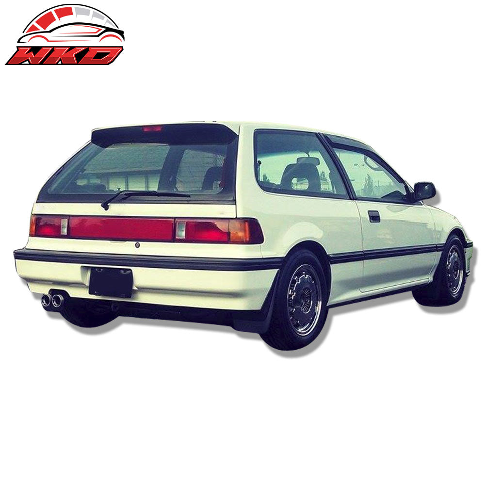 Fits 88-89 Honda Civic Hatchback Acrylic Window Visors 2Pc Set