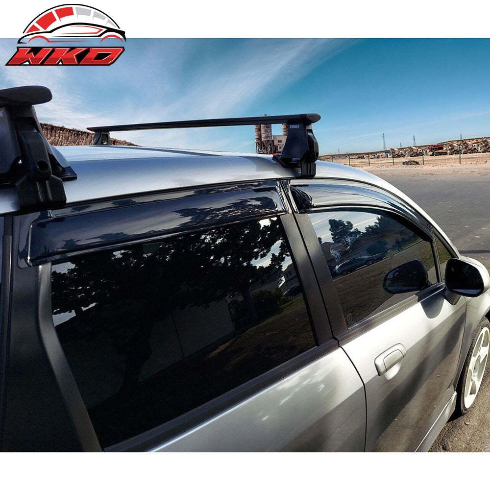 Fits 07-08 Honda Fit GE Acrylic Window Visors 4Pc Set