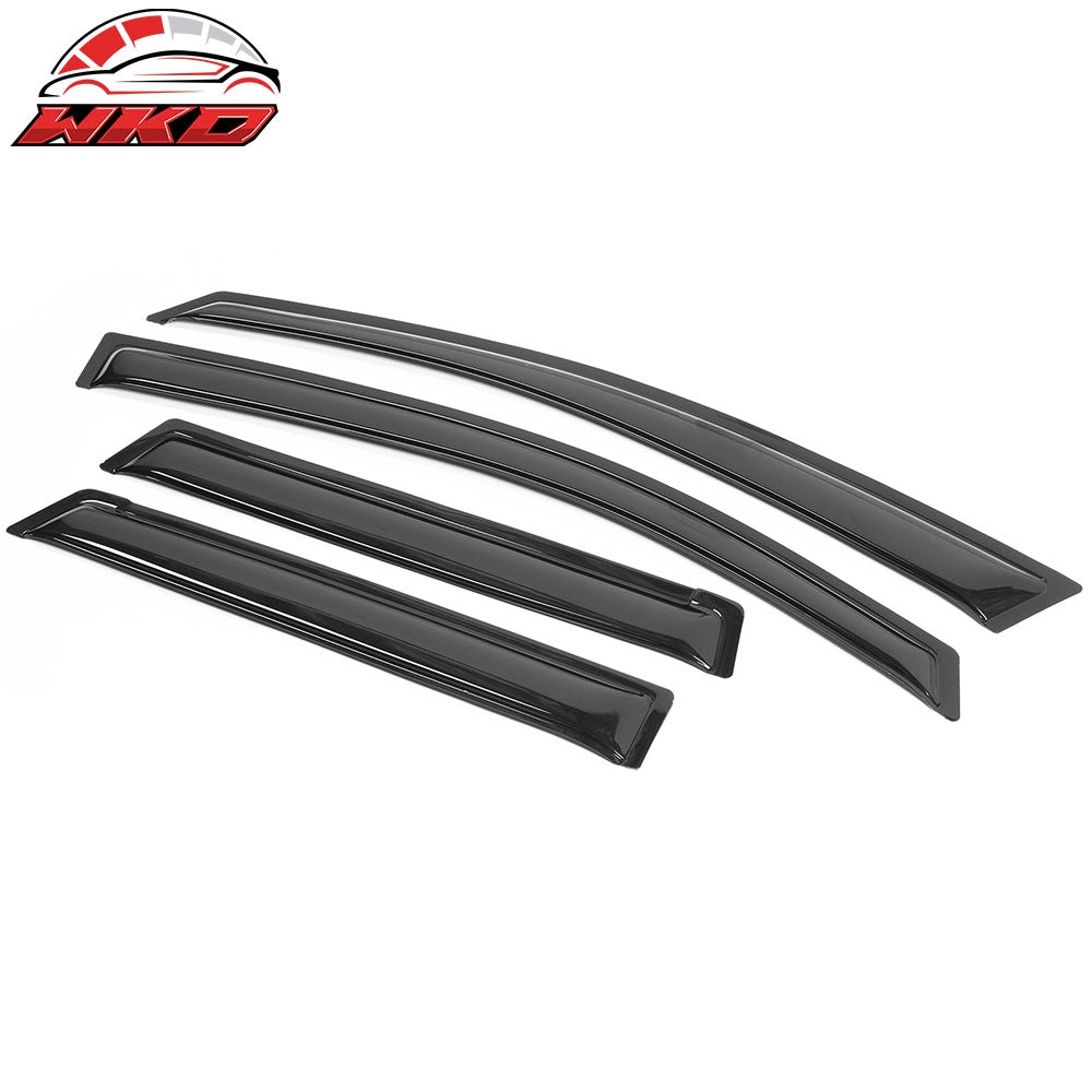 Fits 07-08 Honda Fit GE Acrylic Window Visors 4Pc Set