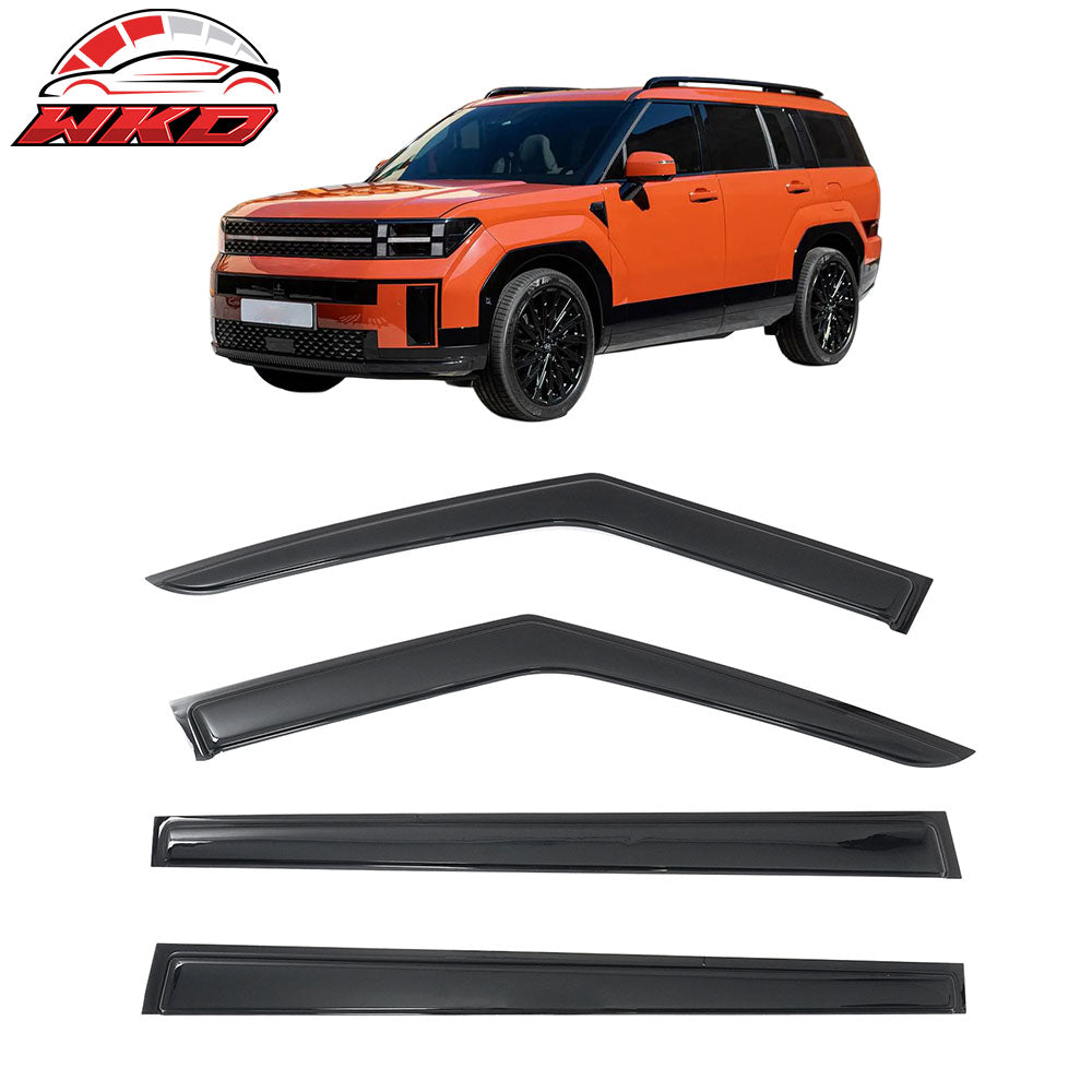 2024-26 Hyundai Santa Fe Window Visors Vent Rain Sun Guard Deflectors Tape-On | Wholesale