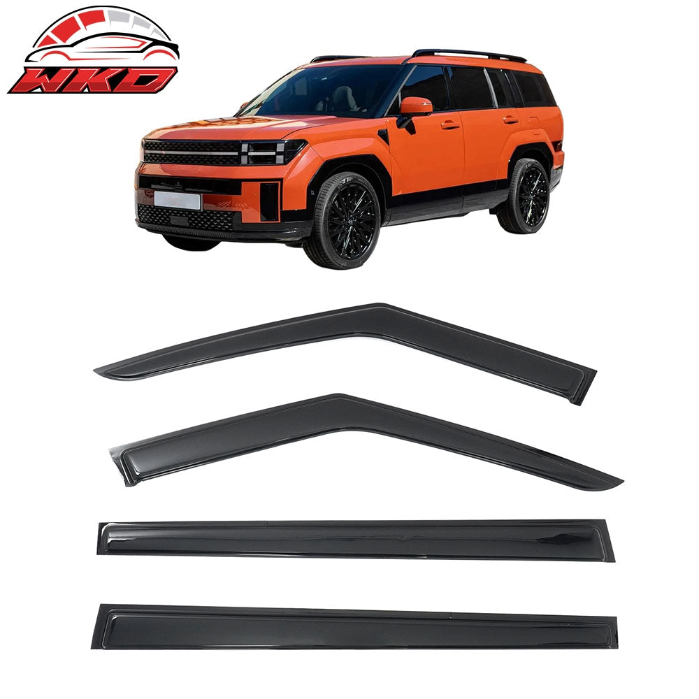 2024-26 Hyundai Santa Fe Window Visors Vent Rain Sun Guard Deflectors Tape-On | Wholesale