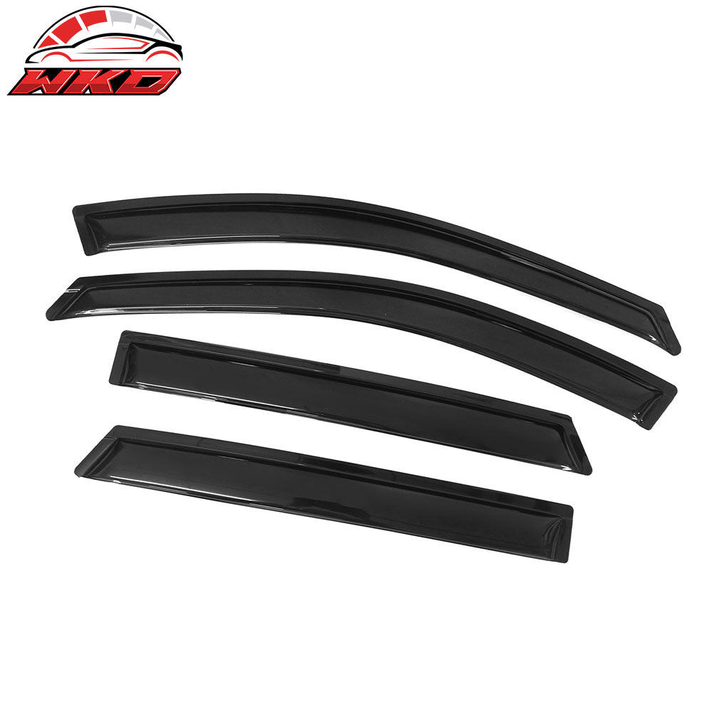 Fits 13-18 Hyundai Santa Fe DM (Excludes XL Models) Acrylic Window Visors 4Pc