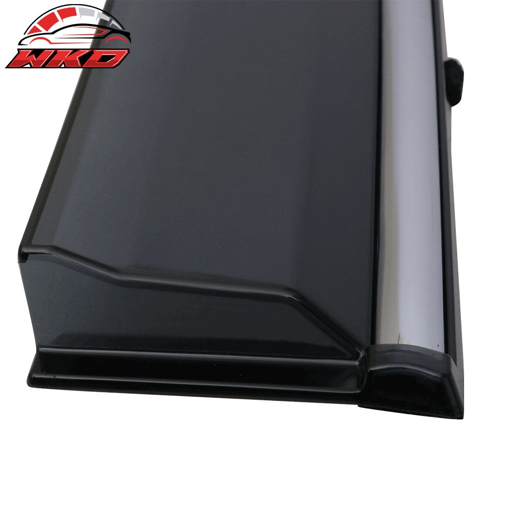 Fits 15-23 Jeep Renegade Polycarbonate Window Visors w/ Chrome Trim 4Pc Set